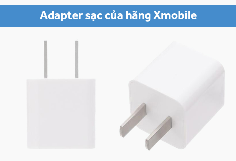 Adapter sạc 1A Xmobile TS-C058S trắng Adapter sạc 1A Xmobile TS-C058S trắng
