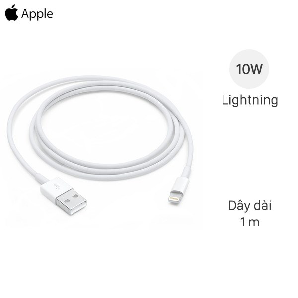 Cáp Lightning 1m Apple MQUE2 Trắng