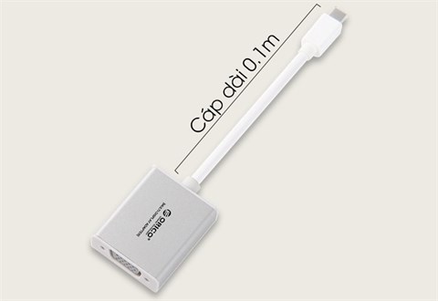 Đầu chuyển MiniDisplayport sang VGA ORICO DMP3V-SV Bạc| Vuivui.com