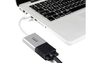 Đầu chuyển MiniDisplayport sang VGA ORICO DMP3V-SV Bạc