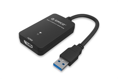 Đầu chuyển USB 3.0 sang HDMI ORICO DU3H-BK Đen