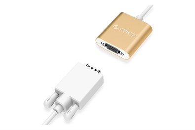 Đầu chuyển Type C sang VGA ORICO RCV-GD Vàng | Vuivui.com