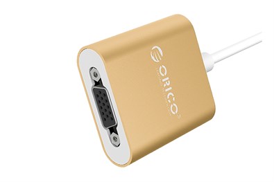 Đầu chuyển Type C sang VGA ORICO RCV-GD Vàng | Vuivui.com