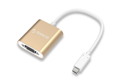 Đầu chuyển Type C sang VGA ORICO RCV-GD Vàng | Vuivui.com