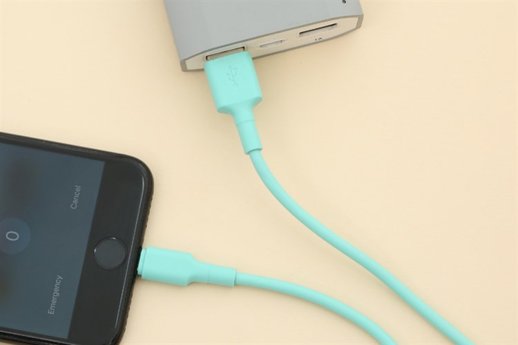 Cáp Lightning 1 m AVA LTPL-01 Xanh Màu Xanh lá