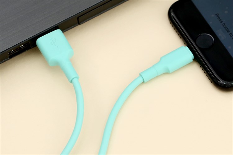 Cáp Lightning 1 m AVA LTPL-01 Xanh Màu Xanh lá