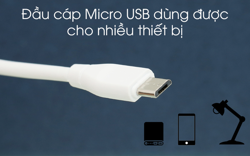 Cáp Micro 1m AVA Speed II có cổng Micro USB tương thích nhiều thiết bị
