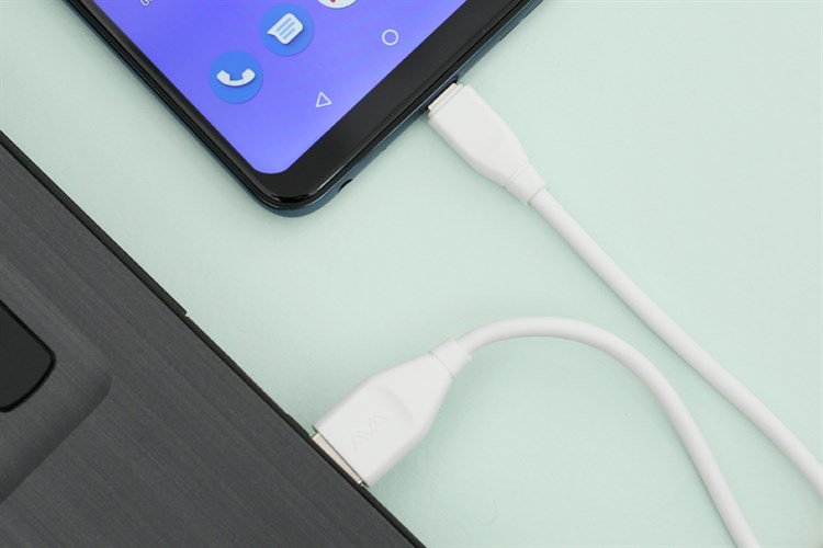 Cáp Micro 1 m AVA Speed II Màu Trắng