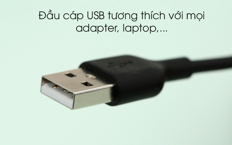 Cáp Type C 1m AVA DS447-WB Đen có đầu USB tương thích nhiều thiết bị Cáp Type C 1m AVA DS447-WB Đen có đầu USB tương thích nhiều thiết bị