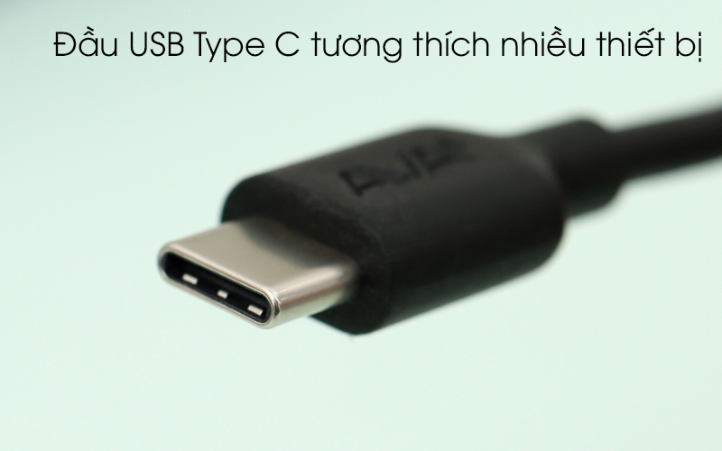 Cáp Type C 1m AVA DS447-WB Đen có đầu Type-C dùng được cho nhiều thiết bị Cáp Type C 1m AVA DS447-WB Đen có đầu Type-C dùng được cho nhiều thiết bị