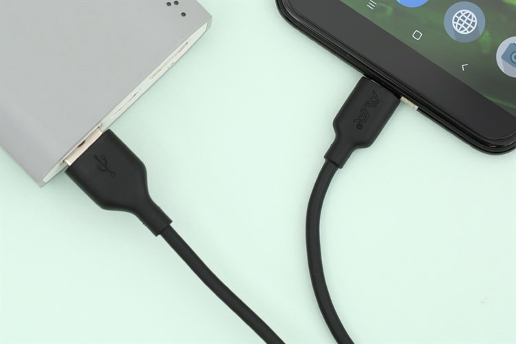 Cáp Type-C 1 m AVA DS447-WB Đen Màu Đen