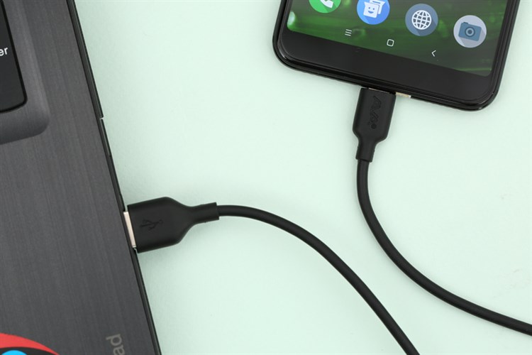 Cáp Type-C 1 m AVA DS447-WB Đen Màu Đen