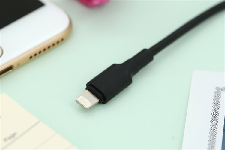 Cáp Lightning 0.2m AVA LTPL-01 Màu Đen