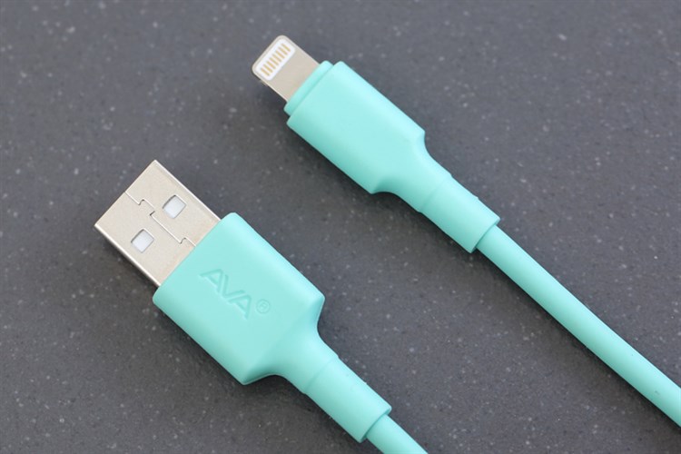 Cáp Lightning 0.2m AVA LTPL-01 Màu Xanh lá