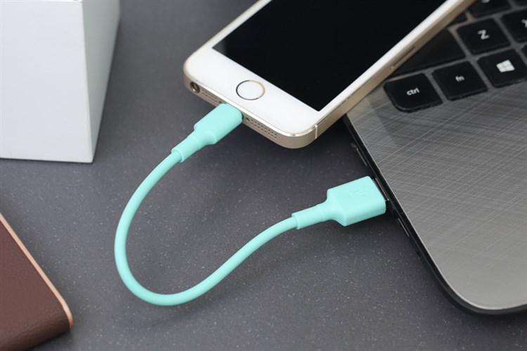 Cáp Lightning 0.2m AVA LTPL-01 Màu Xanh lá