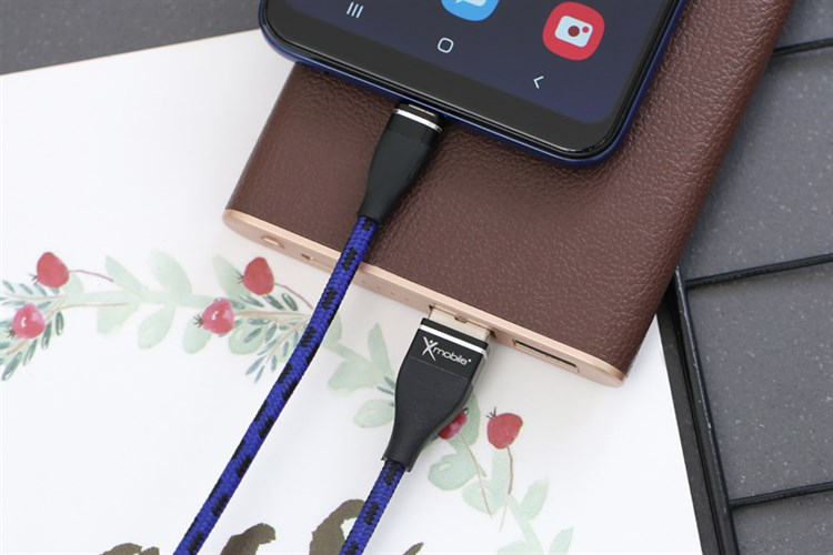 Cáp Micro USB 2m Xmobile LTMP-2006 Màu Xanh Navy