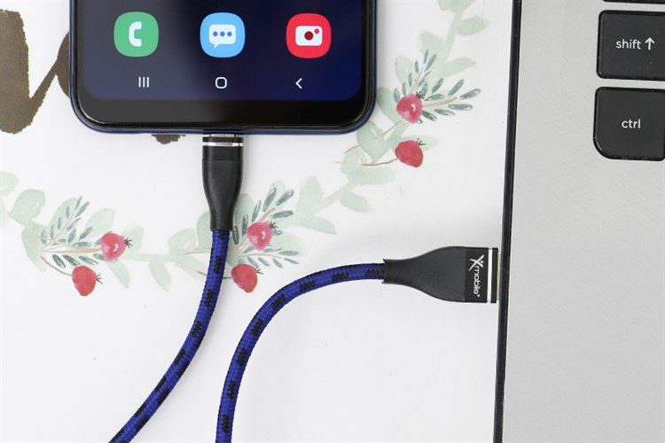 Cáp Micro USB 2m Xmobile LTMP-2006 Màu Xanh Navy
