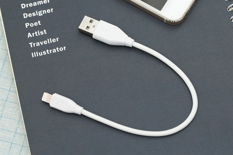 Cáp Lightning 0.2m AVA Speed II