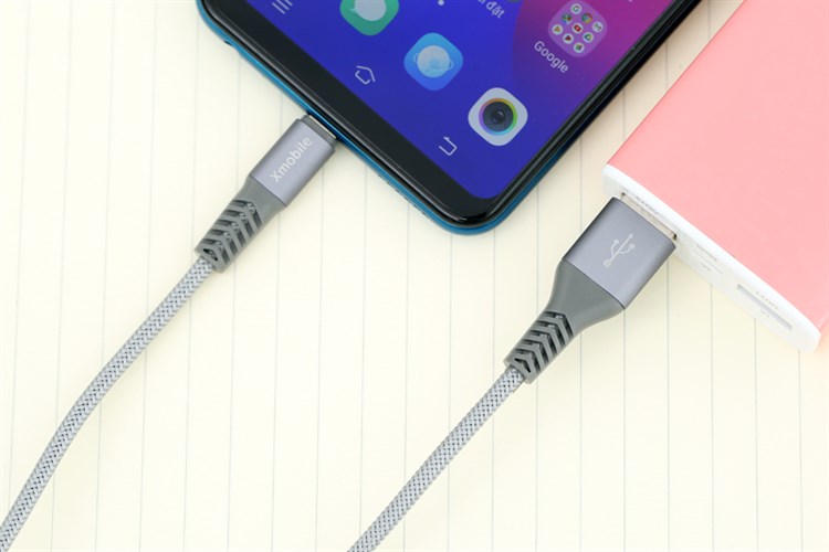 Cáp Micro USB 1m Xmobile Paladin Màu Bạc