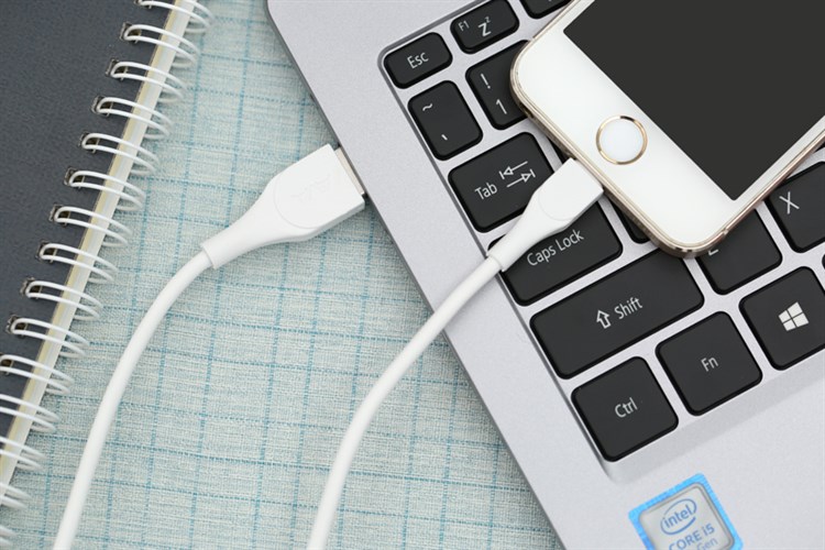 Cáp Lightning 2 m AVA U-Shape Trắng Màu Trắng