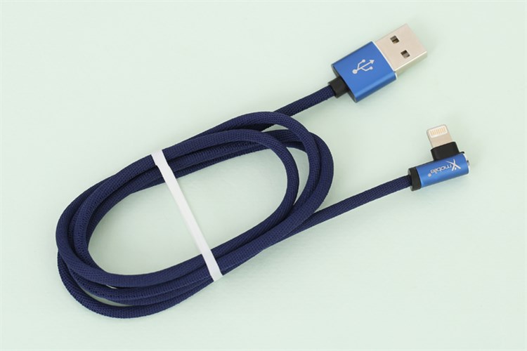 Cáp Lightning 1 m Xmobile L-bending Màu Xanh Navy
