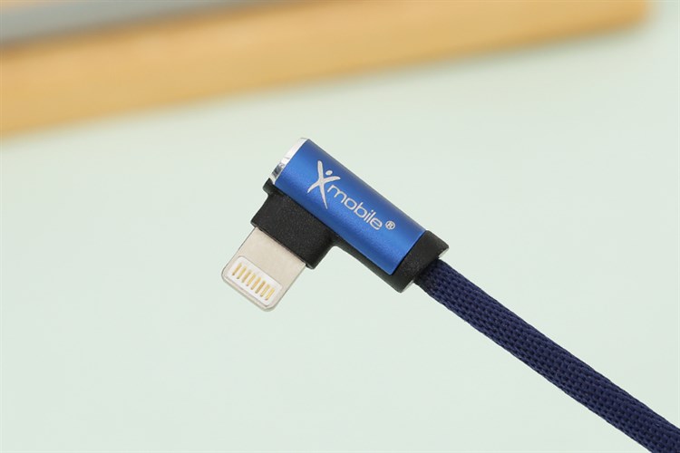 Cáp Lightning 1 m Xmobile L-bending Màu Xanh Navy