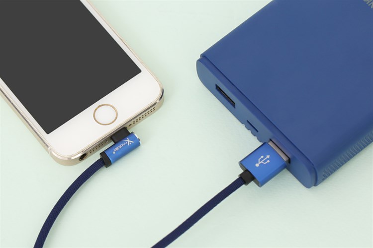Cáp Lightning 1 m Xmobile L-bending Màu Xanh Navy