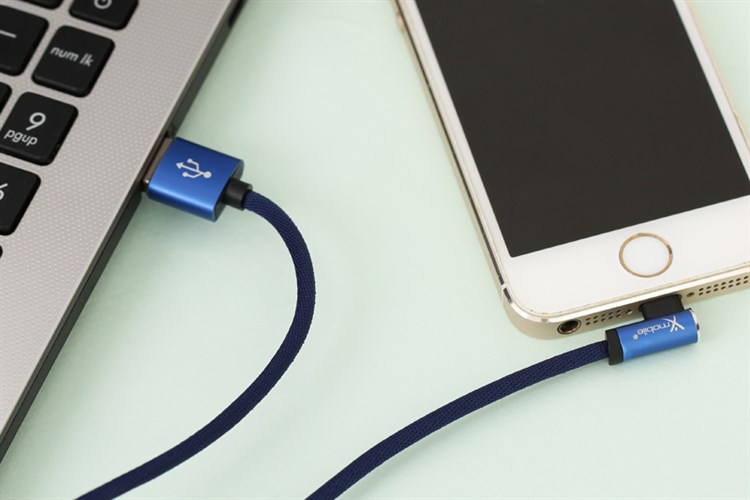 Cáp Lightning 1 m Xmobile L-bending Màu Xanh Navy
