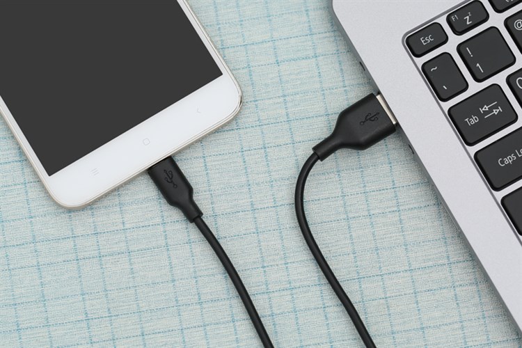 Cáp Micro USB 2m AVA DS454 Màu Đen