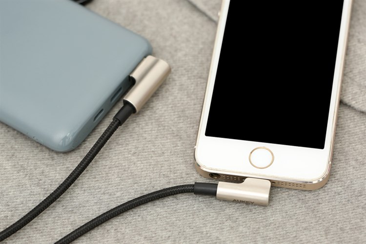 Cáp Lightning MFI 1.2m AUKEY CB-BAL6 Đen Màu Đen