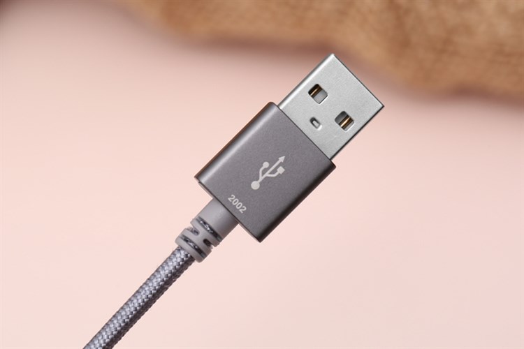 Cáp Lightning MFI 1m Mbest DS286-WB Xám Màu Xám