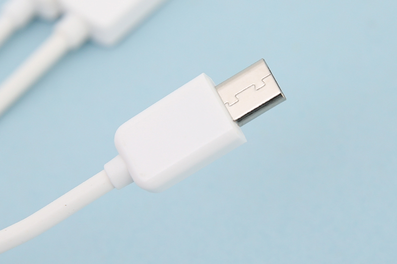 Cáp 3 đầu Lightning Type-C Micro 1 m AVA AP03-1000 Màu Trắng