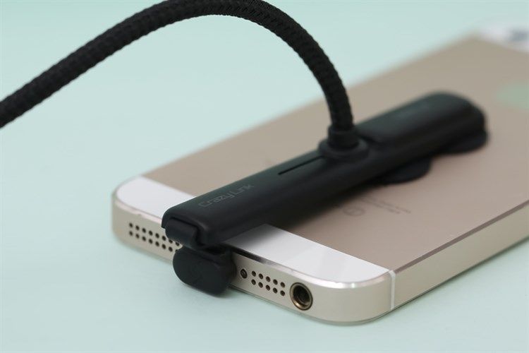 Cáp Lightning 1m iWALK Crazy Link CSC002 Đen Màu Đen
