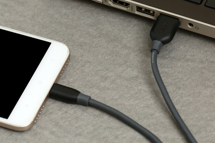 Cáp Micro USB 0.9m Anker PowerLine A8132 Màu Xám
