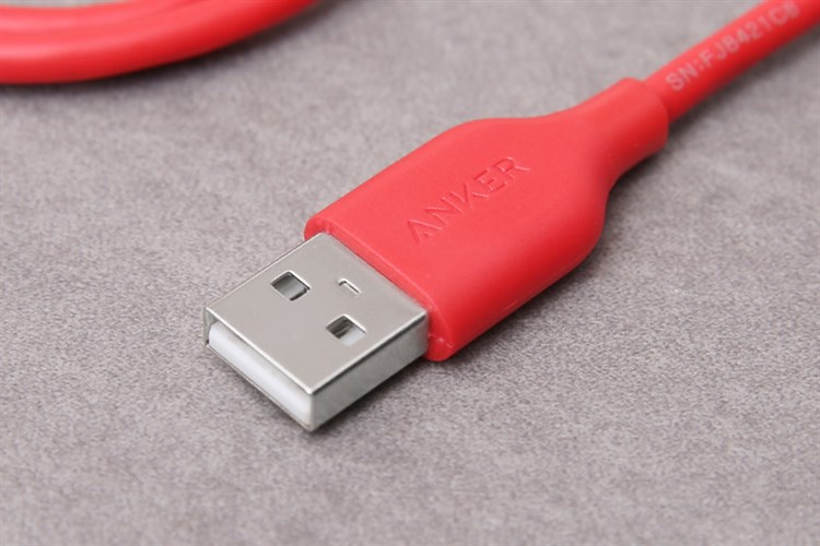 Cáp Micro USB 0.9m Anker PowerLine A8132 Màu Đỏ
