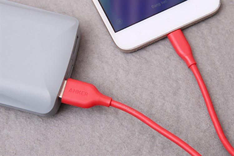 Cáp Micro USB 0.9m Anker PowerLine A8132 Màu Đỏ
