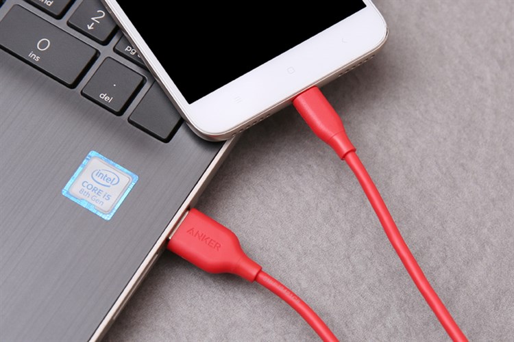 Cáp Micro USB 0.9m Anker PowerLine A8132 Màu Đỏ