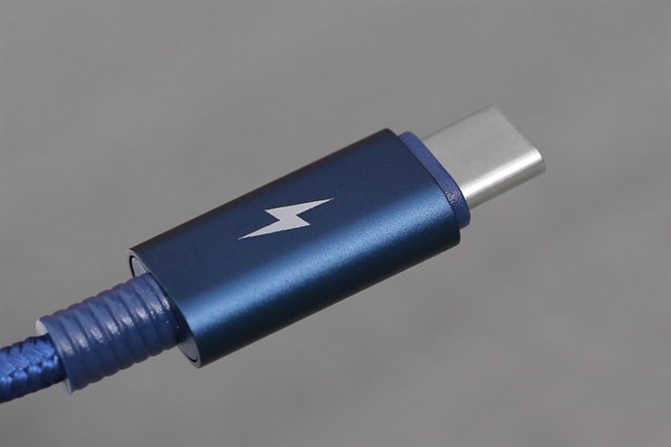 Cáp 3 đầu Lightning Type C Micro 1m eValu Spanker B Xanh Biển Màu Xanh Dương