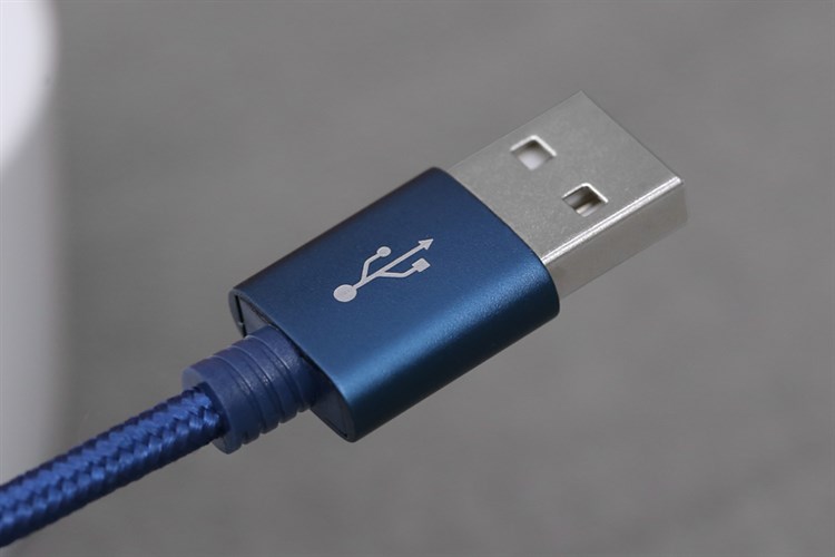 Cáp 3 đầu Lightning Type C Micro 1m eValu Spanker B Xanh Biển Màu Xanh Dương