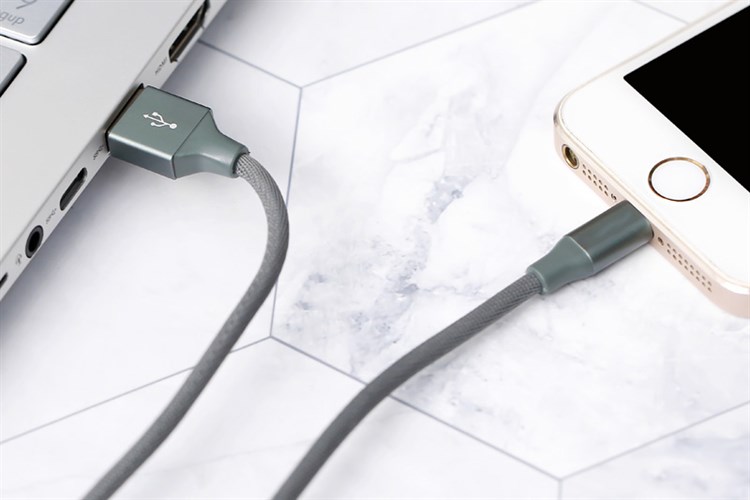 Cáp Lightning 1m Xmobile LTL-01 Xanh rêu Màu Xanh rêu