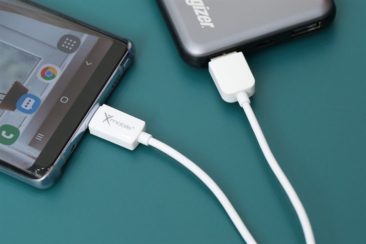 Cáp Type C 1m Xmobile MU09-1000X Màu Trắng