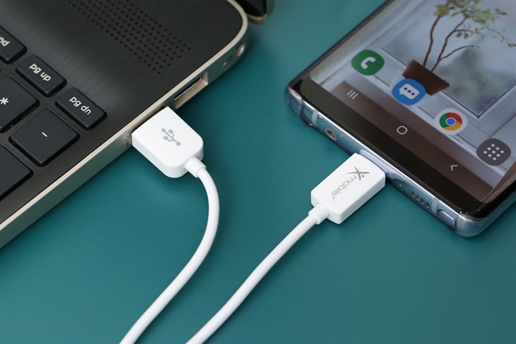 Cáp Type C 1m Xmobile MU09-1000X Màu Trắng