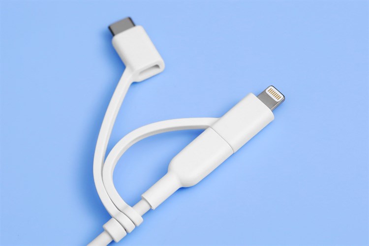 Cáp 3 đầu Lightning Type C Micro 0.9m Anker Powerline II A8436 Trắng Màu Trắng