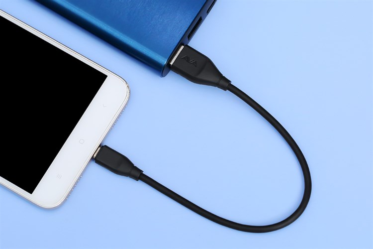 Cáp Micro USB 0.2m AVA Speed II Màu Đen