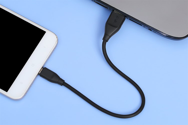 Cáp Micro USB 0.2m AVA Speed II Màu Đen