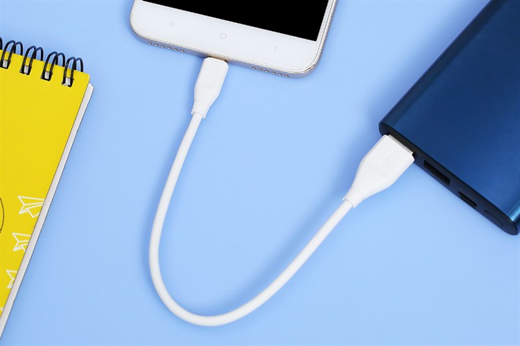 Cáp Micro USB 0.2m AVA Speed II Màu Trắng