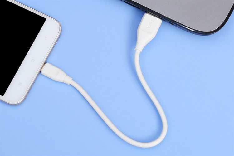 Cáp Micro USB 0.2m AVA Speed II Màu Trắng