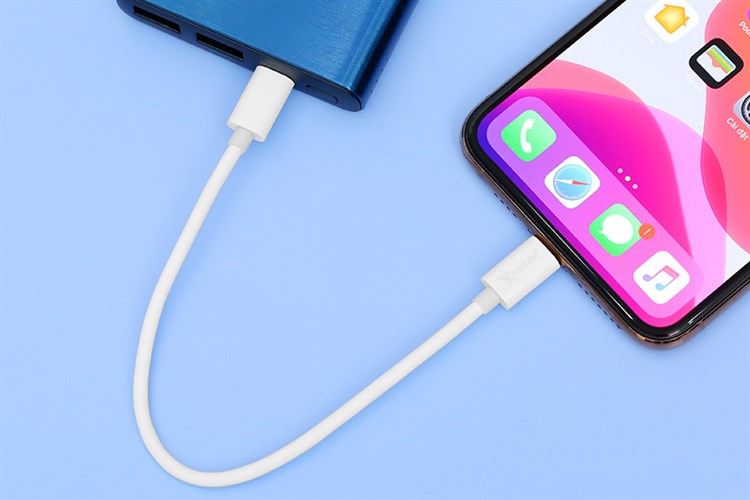 Cáp Type C - Lightning 0.2m Xmobile L10 Màu Trắng
