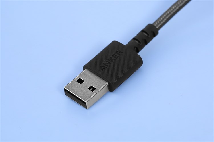 Cáp USB - Lightning MFI Anker A8012 0.9m Màu Đen