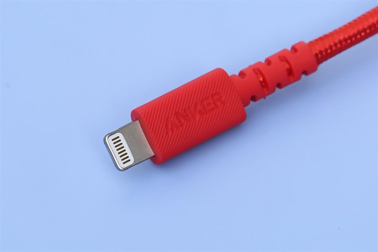 Cáp USB - Lightning MFI Anker A8012 0.9m Màu Đỏ